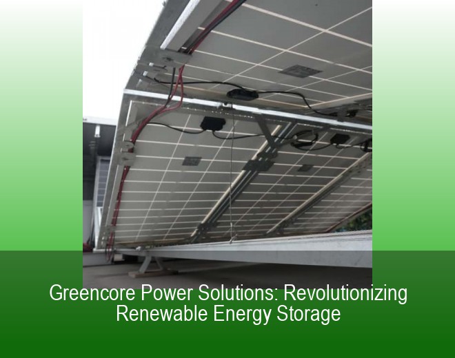 Greencore Power Solutions: Revolutionizing Renewable Energy Storage